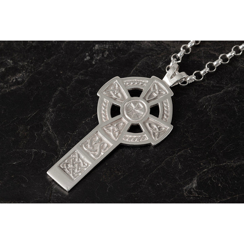 Celtic Cross Small or Large Sterling Silver Pendant - P288