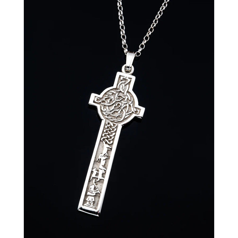 Celtic Cross Sterling Silver or 9ct Yellow Gold Pendant - P295