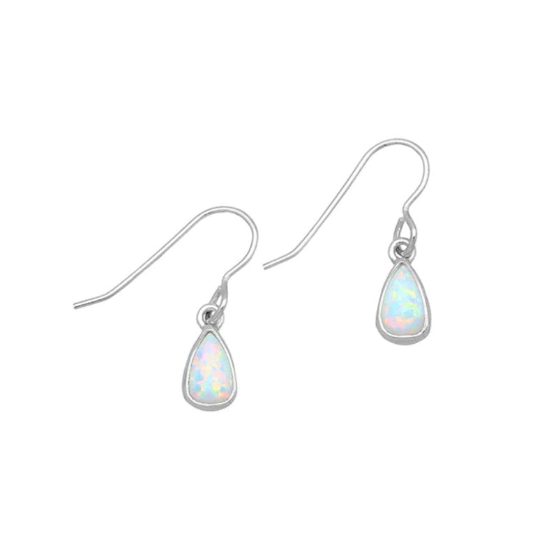 Sahara Sterling Silver Drop Earrings With Opal - SE385