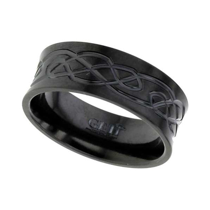 Zirconium Celtic Wedding Ring - 4062B-CON