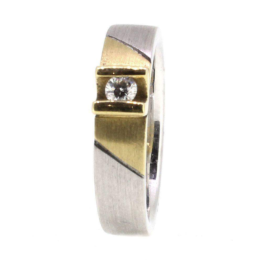 18 Carat Gold and Diamond Ring- 9544-Ogham Jewellery