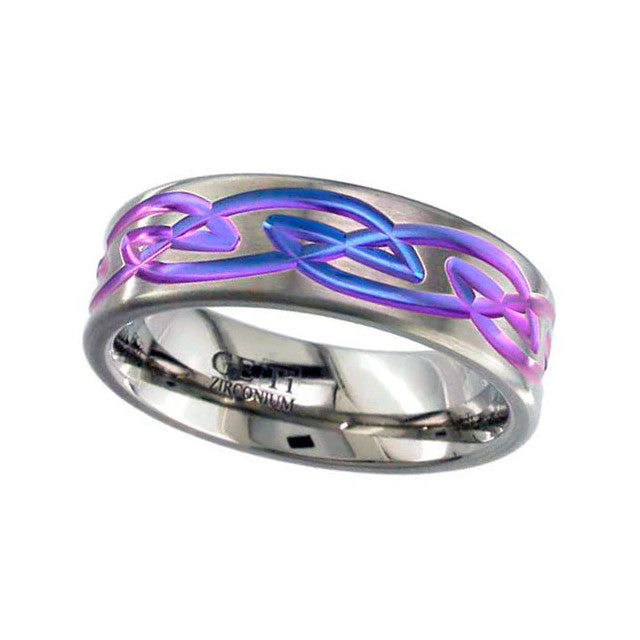Zirconium Celtic Ring - 4059-ANO