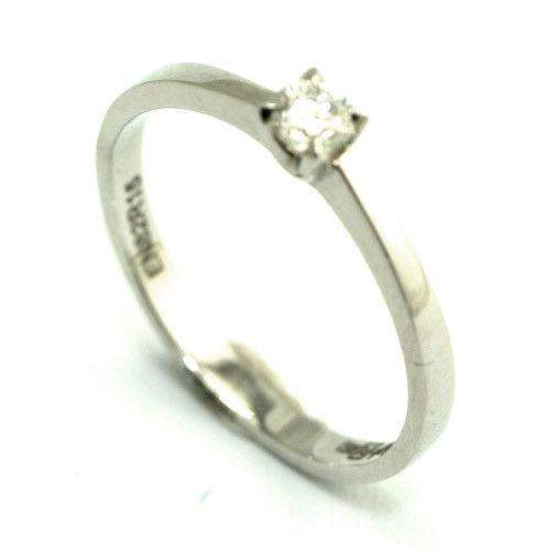 9ct White Gold Diamond Engagment Ring - 0.20 carat-Ogham Jewellery