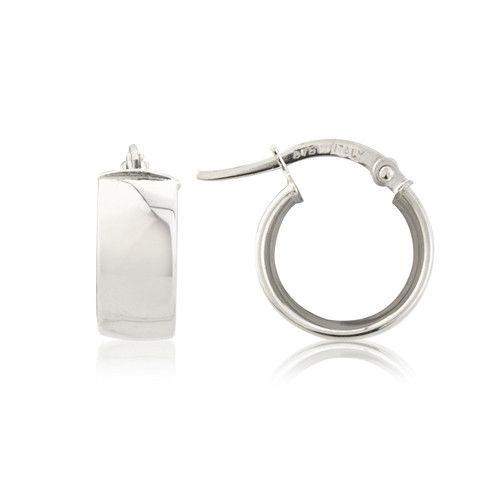9ct Yellow, White or Rose Gold Hoop Earrings - MM8F16Q-Ogham Jewellery