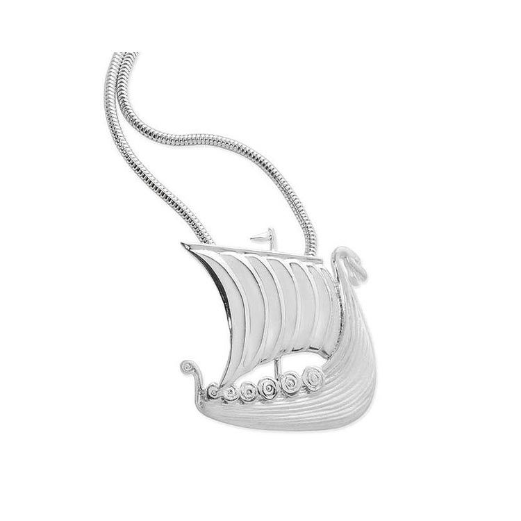 Galley Sterling Silver Pendant - 12131