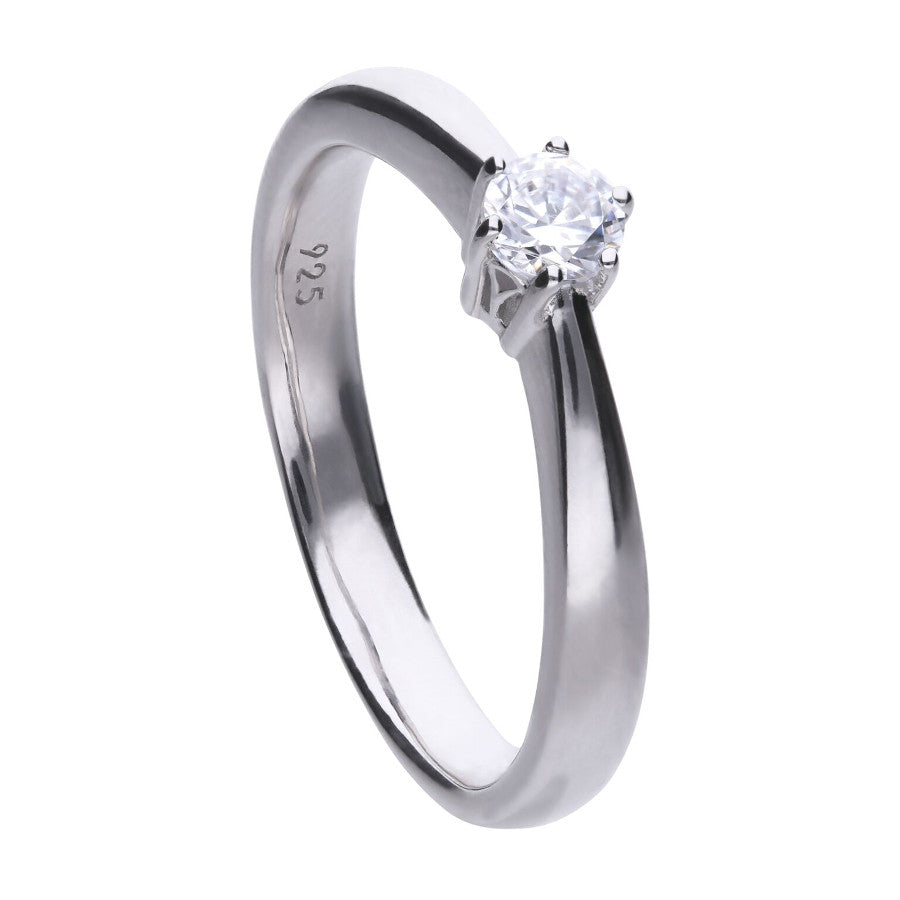 Claw Set 0.25 Carat Solitaire Ring - R3617