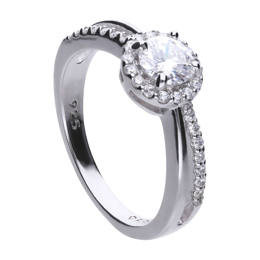 Solitaire Split Band Ring - R3649