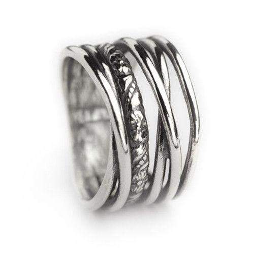 Designer Sterling Silver Ring - ASR674-Ogham Jewellery