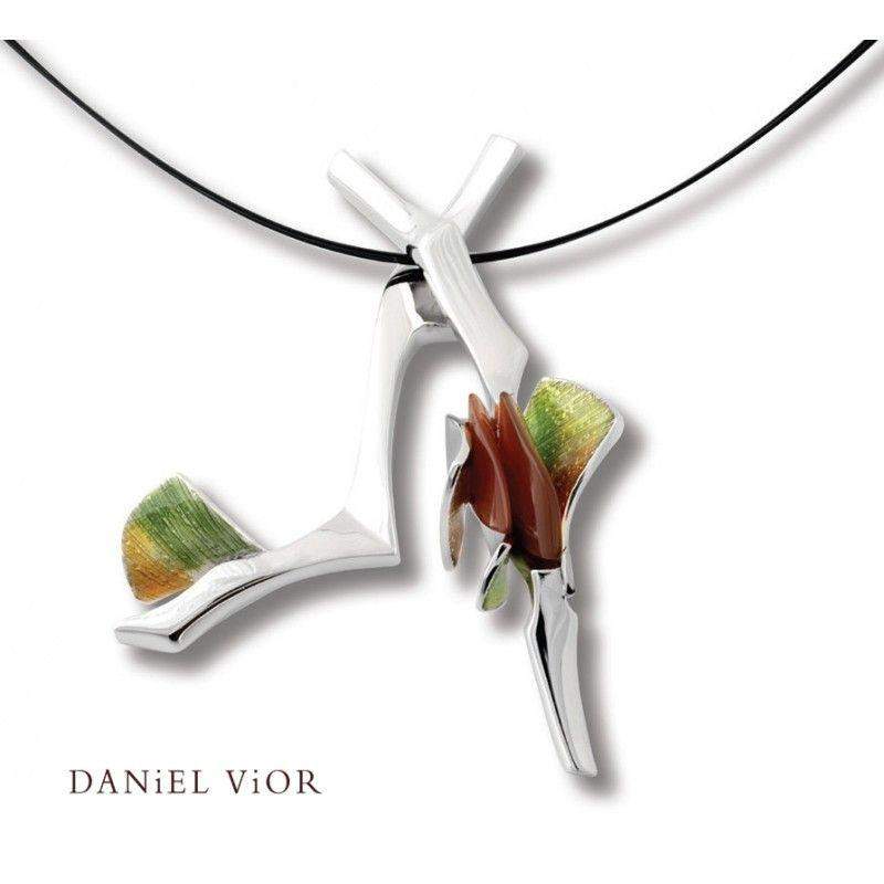 Daniel Vior Alula Imbricata Carnelian And Turkish Agate Necklace - 766080-Ogham Jewellery