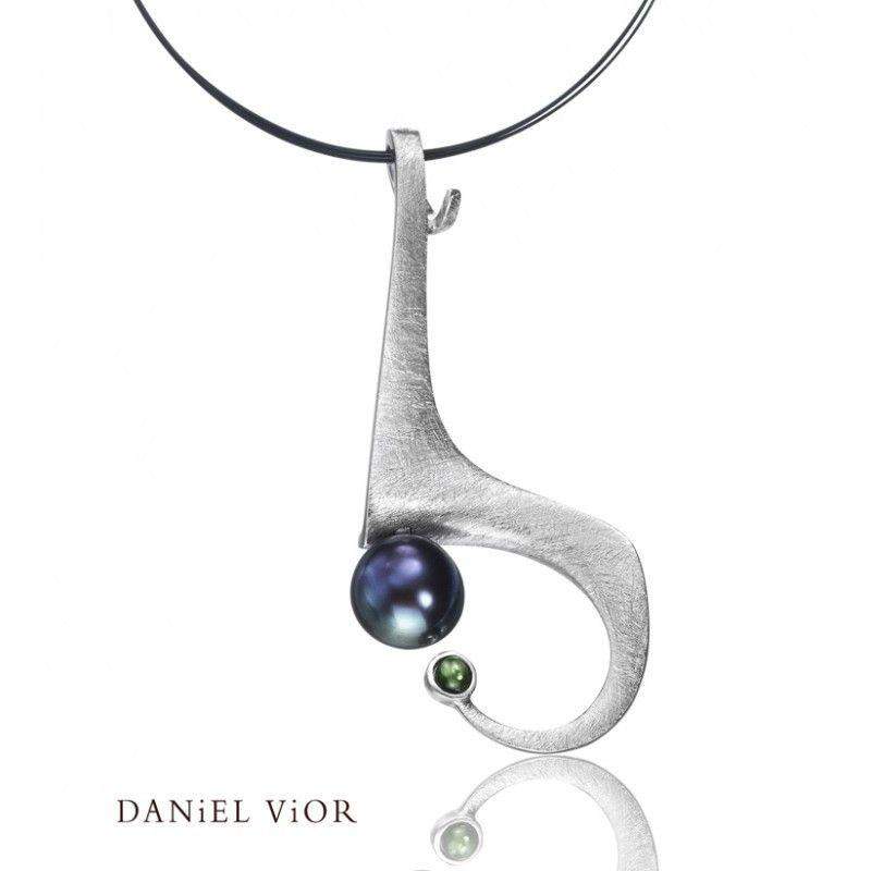 Daniel Vior Silver Designer Necklace -Ancyla - 766461-Ogham Jewellery