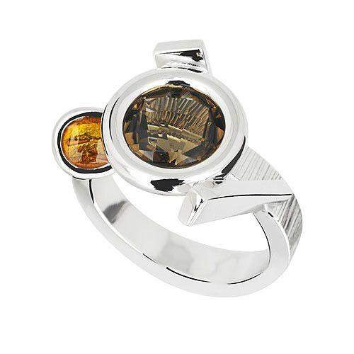 Daniel Vior Silver & Enamel Designer Ring - Pincat-Ogham Jewellery