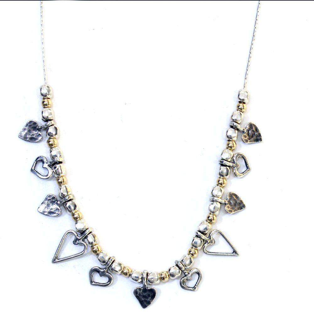 Hagit GoraLI Silver Necklace - N1040-Ogham Jewellery