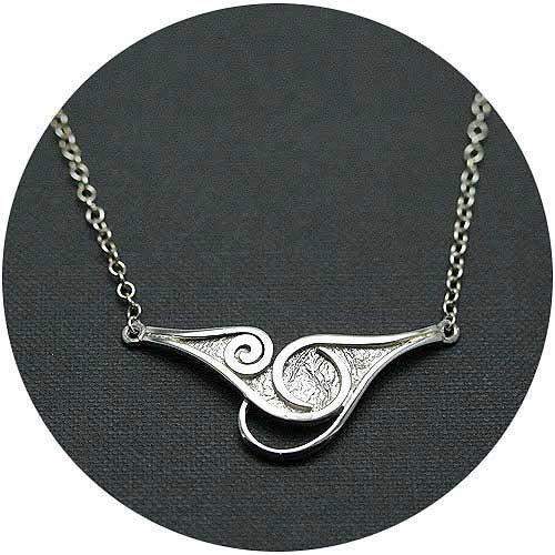 Mithril Silver Celtic Necklace PSN-Ogham Jewellery