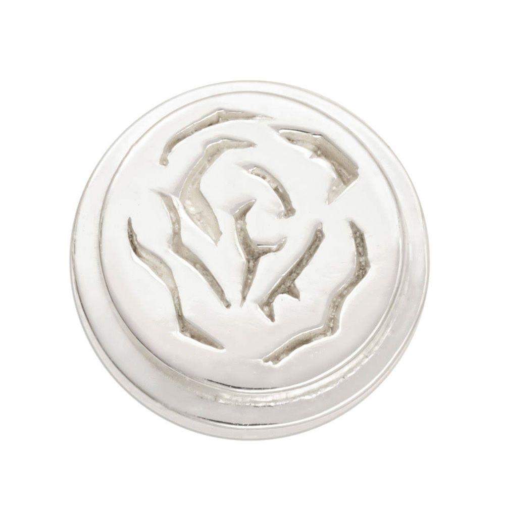 Nikki Lissoni Rose Silver Plated Ring Coin-Ogham Jewellery