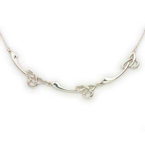 Ortak Silver Celtic Necklace N322-Ogham Jewellery