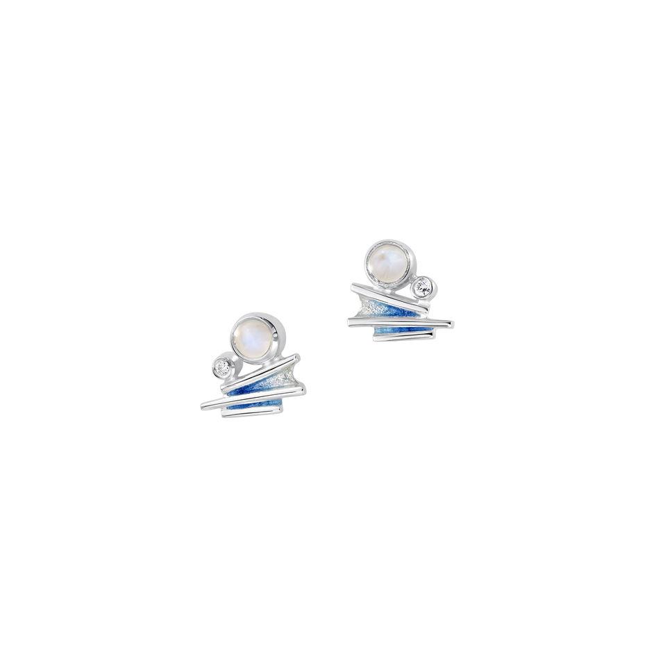 Sheila Fleet Moonlight Earrings - ESE0149-Ogham Jewellery