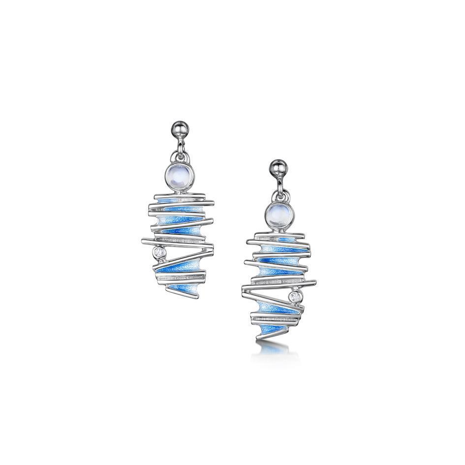 Sheila Fleet Moonlight Earrings - ESE149-Ogham Jewellery