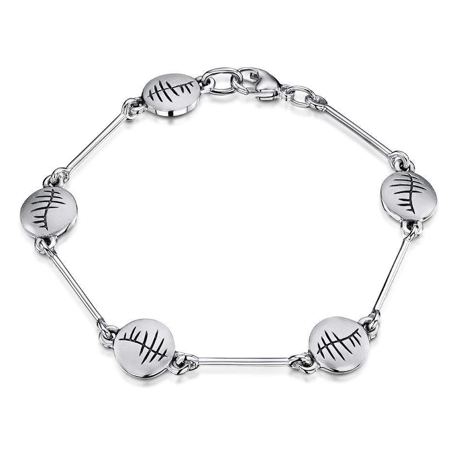 Sheila Fleet Ogham Bracelet - BL099-Ogham Jewellery