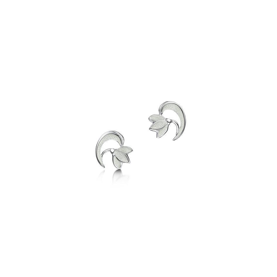 Sheila Fleet Snowdrop Earrings - EE0230-Ogham Jewellery