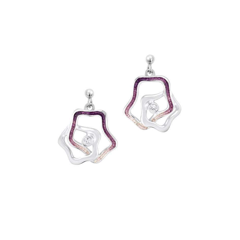 Sheila Fleet Tidal Islands Drop Earrings - ESE0195-Ogham Jewellery