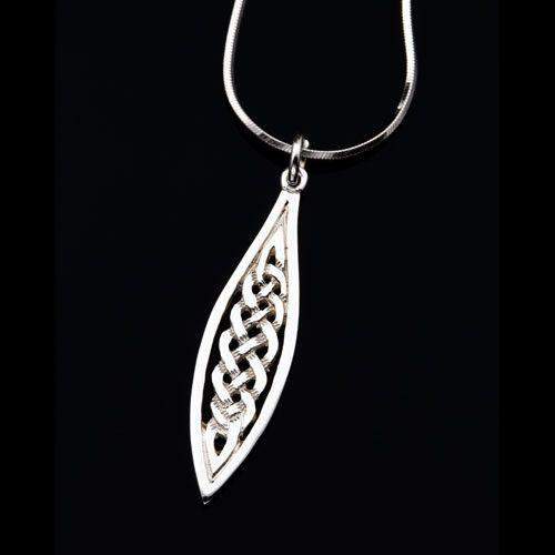 Shetland Silver or Gold Celtic Pendant P485-Ogham Jewellery