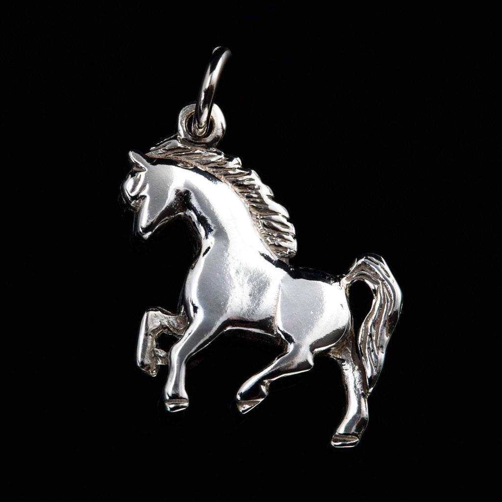 Shetland Silver Or Gold Pony Charm - CH17-s-Ogham Jewellery