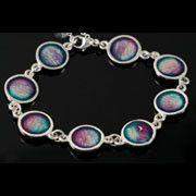 Shetland Sterling Silver Mirrie Dancers Bracelet - MDBR20-Ogham Jewellery