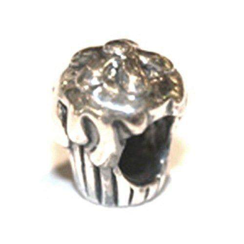 Silver Cupcake Bead-Ogham Jewellery