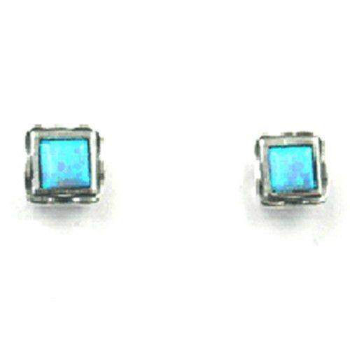 Silver & Opaline Earrings E4369A-Ogham Jewellery