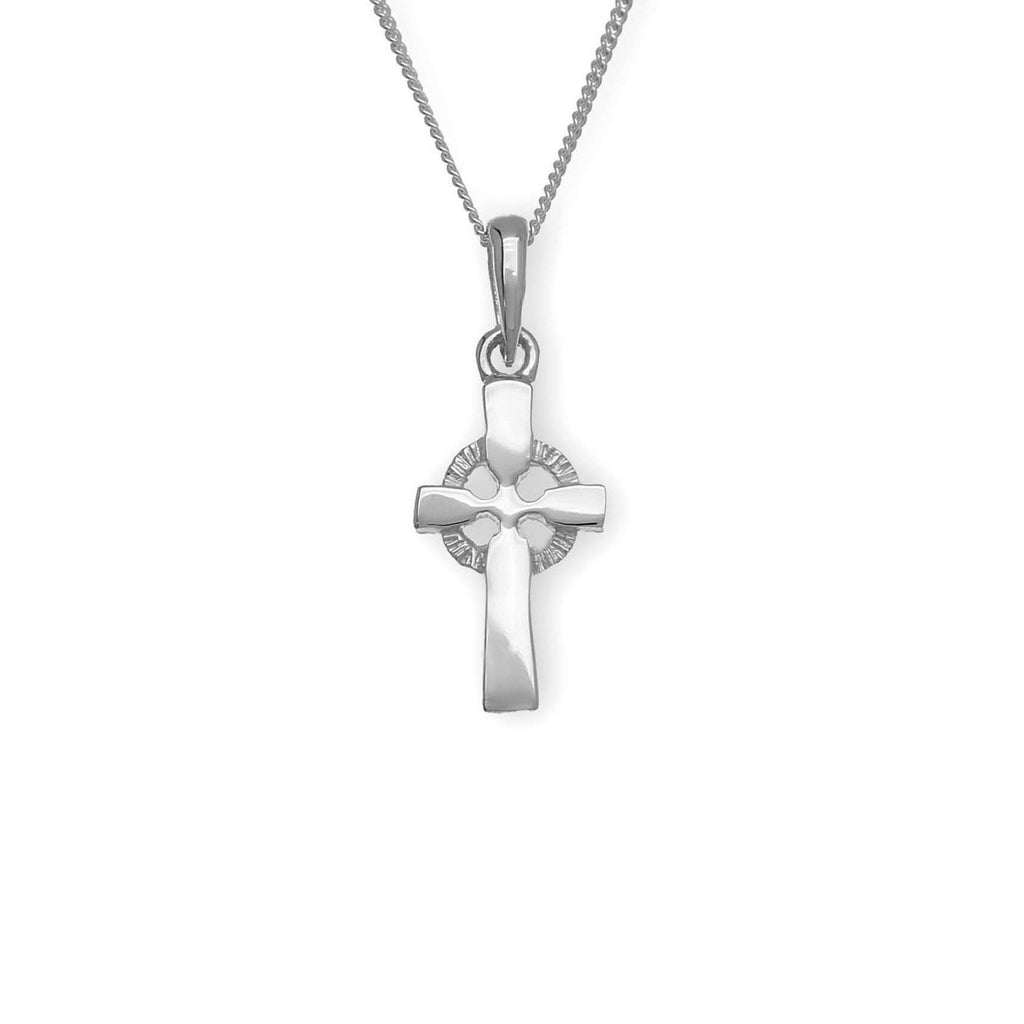 Sterling Silver Celtic Cross- P343 ORT-Ogham Jewellery