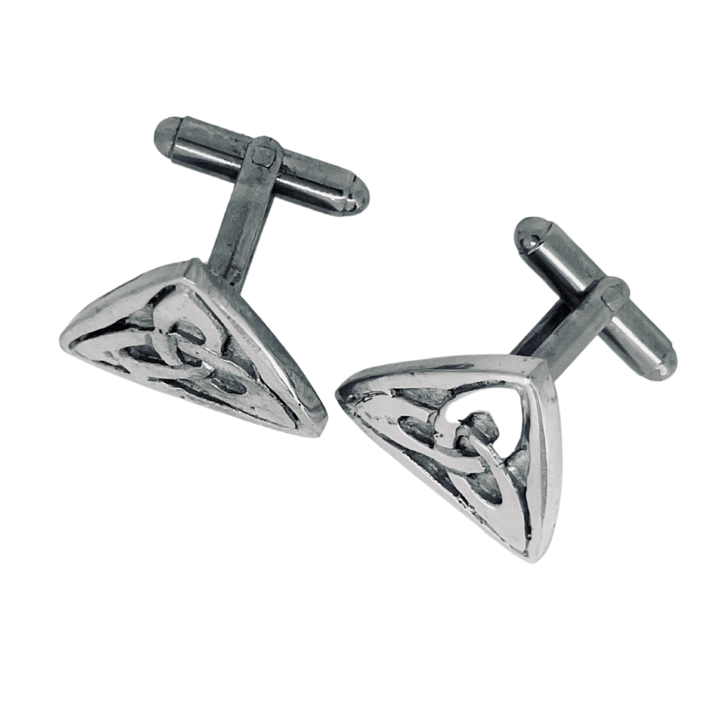 Triquetera Pewter Cufflinks PC205 Pewtermill