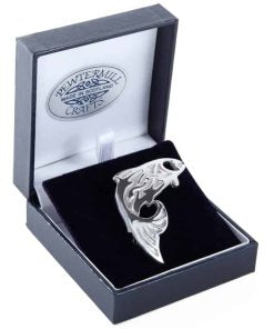 Scottish Made  Pewter  Brooch. Salmon 48 Pewtermill