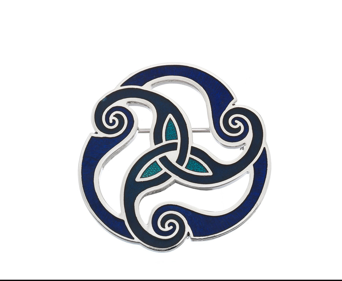 Sea Gems Celtic Brooch -3138