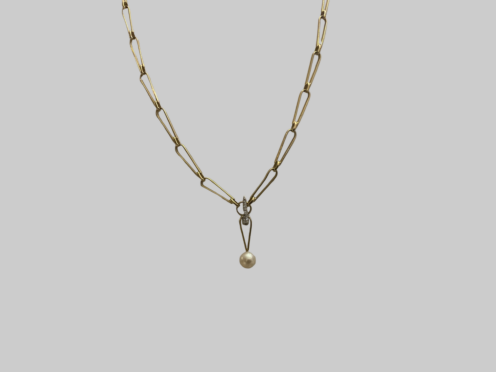 14ct Yellow Gold & Pearl Necklace 15233