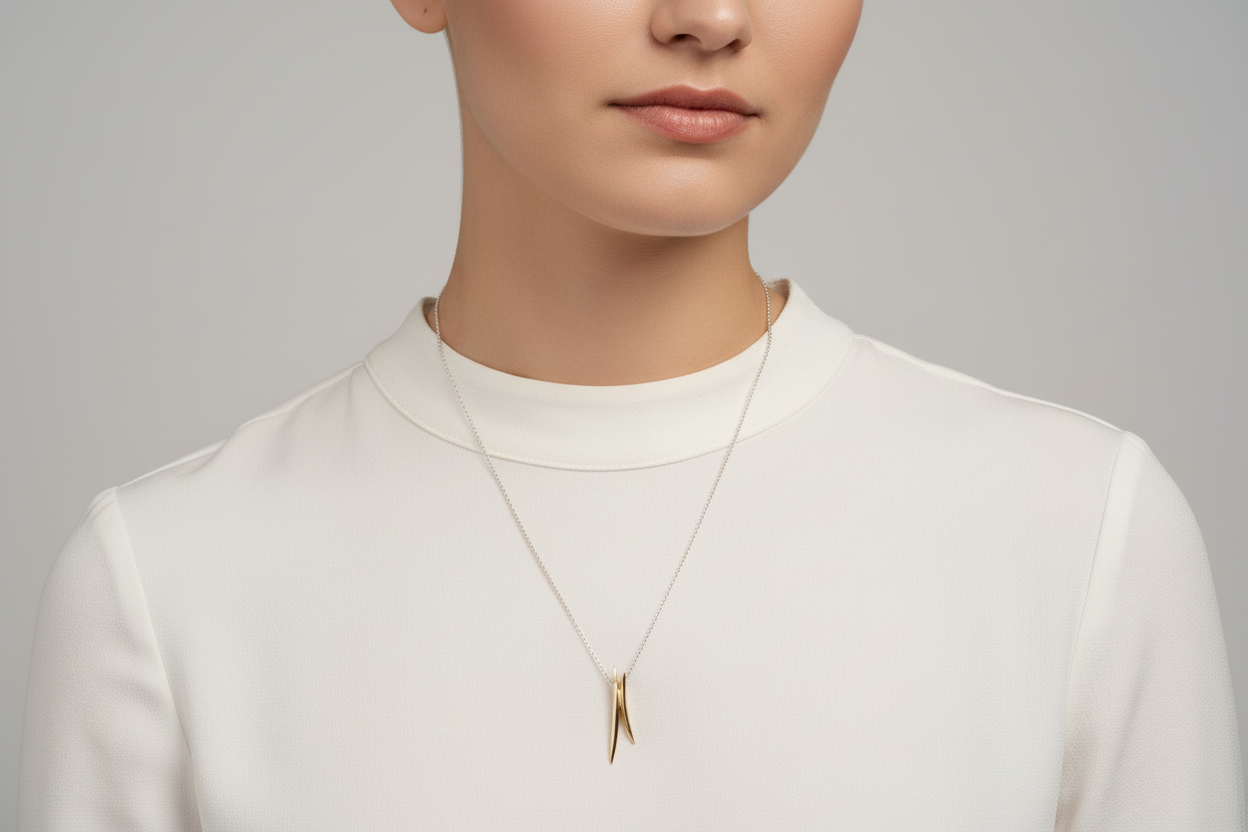 Chris Lewis Sterling Silver Thorn Pendant