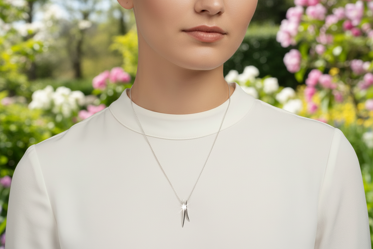 Chris Lewis Sterling Silver Thorn Pendant