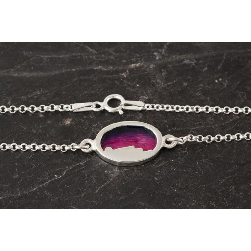 Foula Silver/9ct Yellow Gold Bracelet with Enamel - FBR501 Shetland