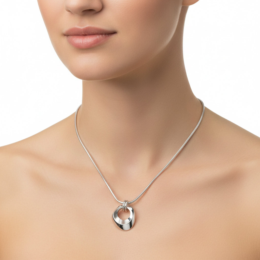 Crest Sterling Silver Pendant - 12117-1 Aurora