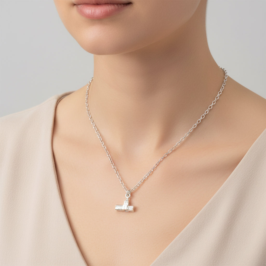 St Magnus Cathedral Sterling Silver Pendant - 12134 Aurora