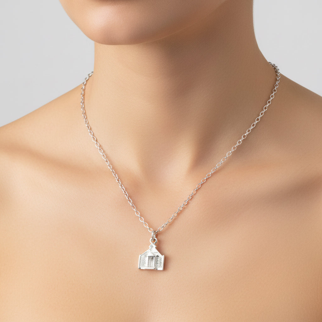 Italian Chapel Sterling Silver Pendant - 12135 Aurora