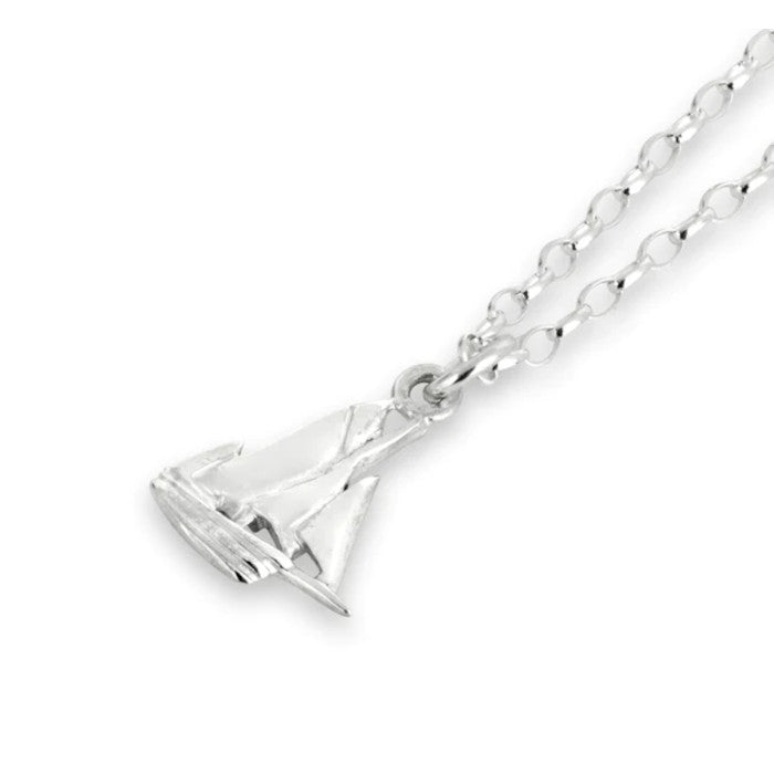 Tall Ships Sterling Sllver Charm Pendant - 12149