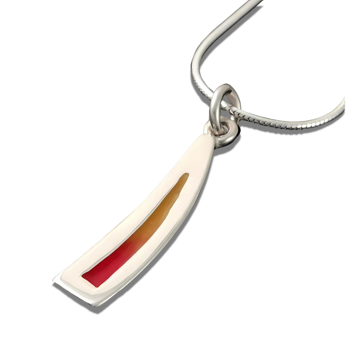 Silver And Enamel Celtic Pendant -CFP02-CF Shetland