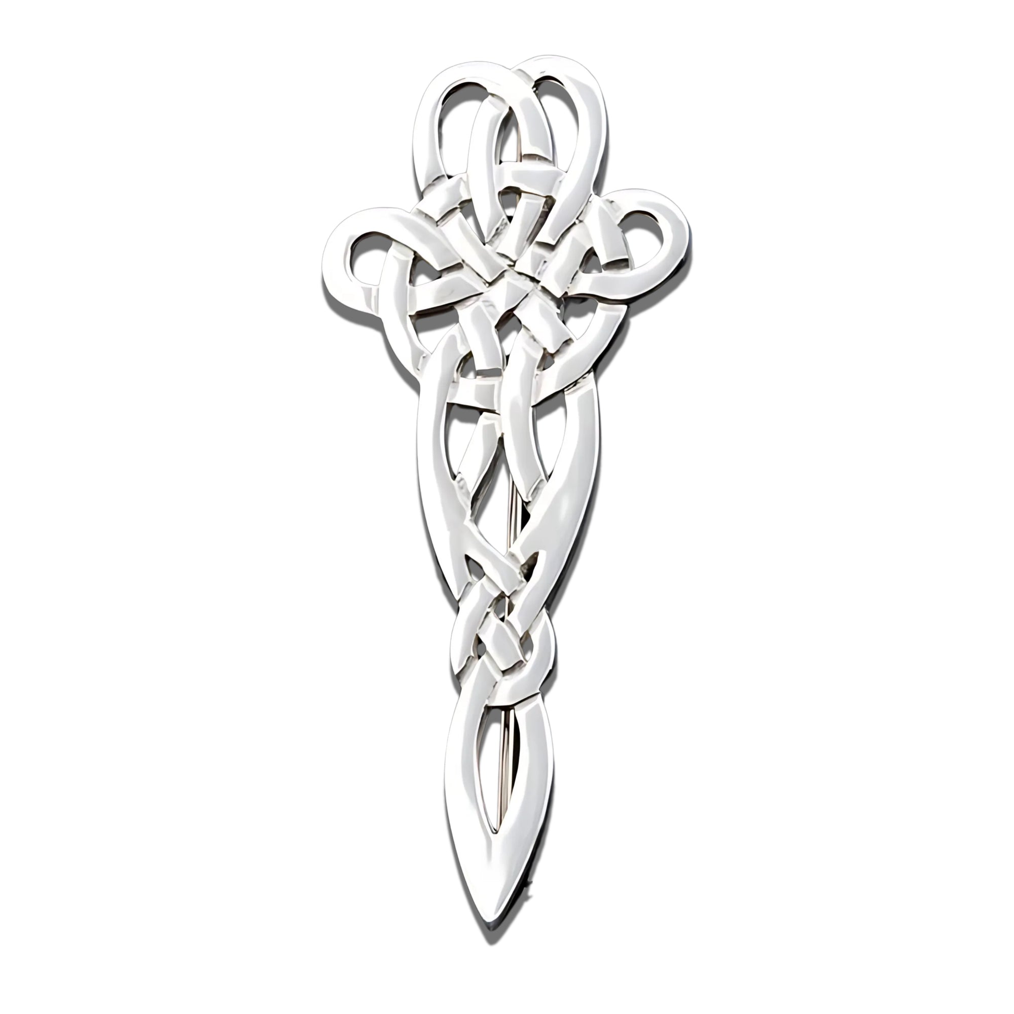 Silver Or Gold Line Of Life Celtic Kilt Pin - K11-s