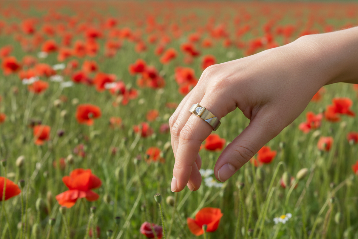 18 Carat Gold and Diamond Ring- 9544