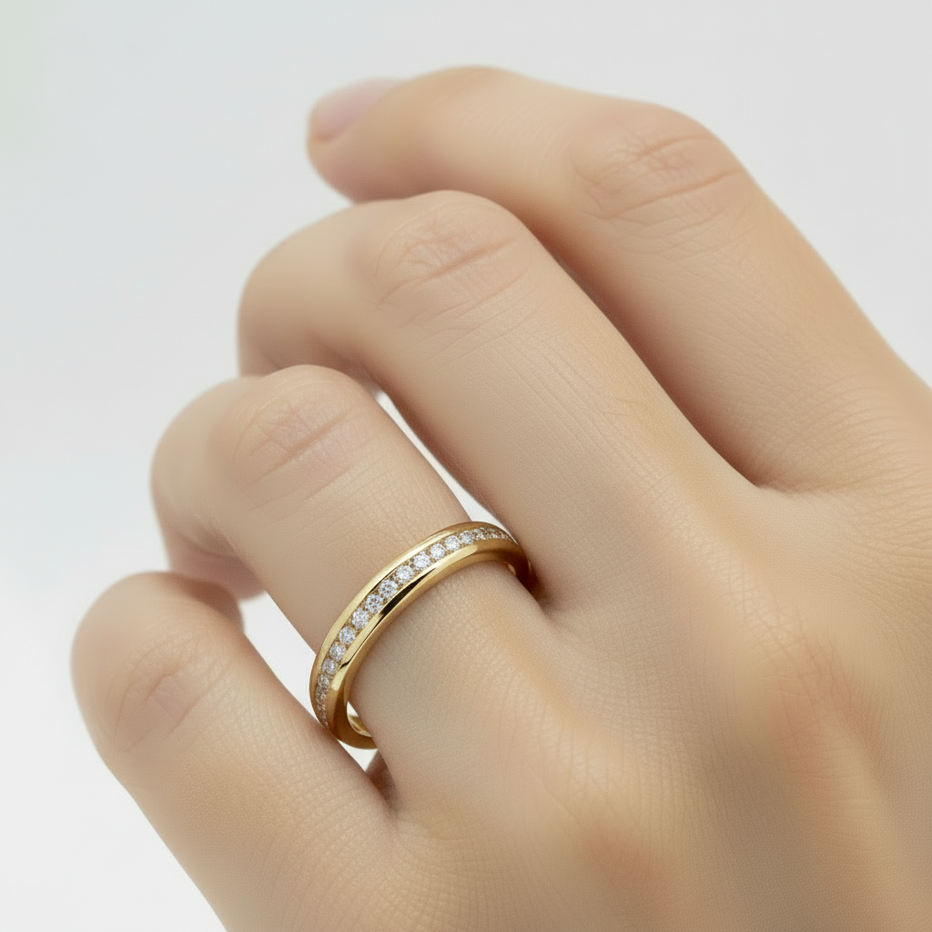 18ct Yellow Gold and Diamond 0.50 Carat Eternity ring