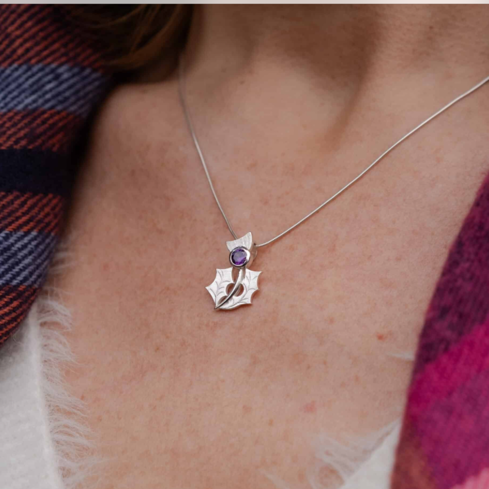 Scottish Thistle Pendant