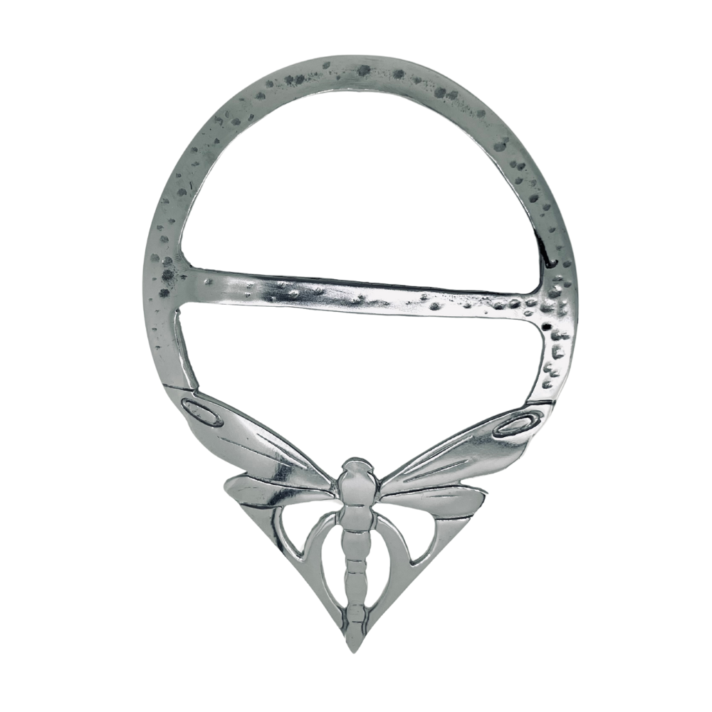 Dragonfly Design Pewter Scarf Ring.LSR8 Pewtermill