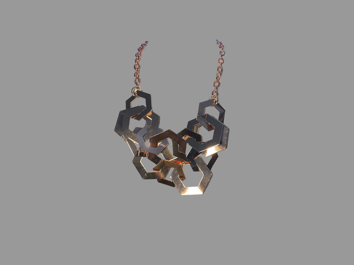 Fashion Jewellery Copper Coloured Necklace