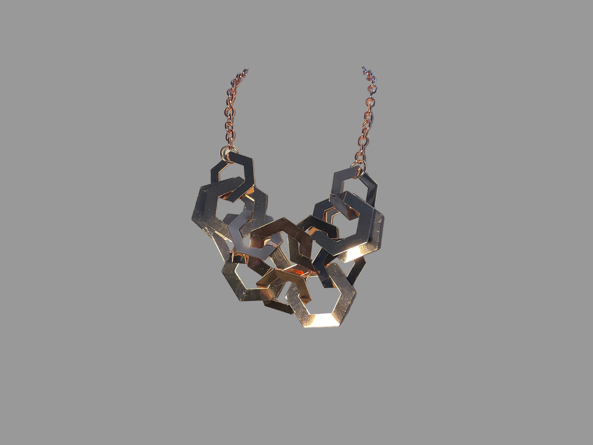 Fashion Jewellery Copper Coloured Necklace