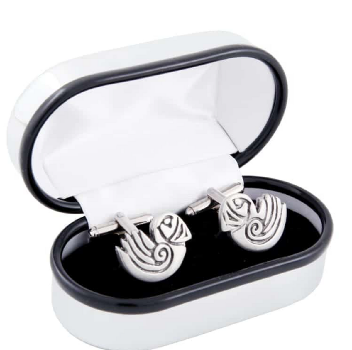 Puffin Design Pewter Cufflinks PC33B  Pewtermill